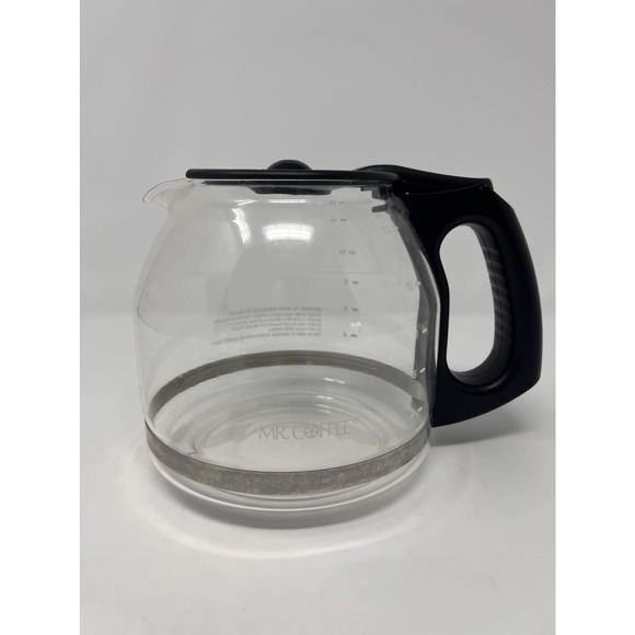 Mr. Coffee Glass Carafe 12 cup Black Drip Coffee‎ Pot with Lid for Coffee Maker - Picture 1 of 5